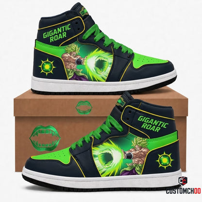 Broly Legendary Super Saiyan Anime Canvas High Top Sneakers - 06. Gigantic Roar