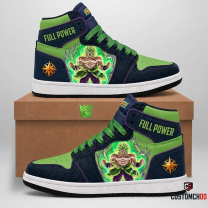 Broly Legendary Super Saiyan Anime Canvas High Top Sneakers - 07. Super Saiyan Full Power