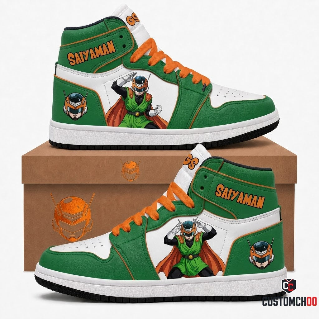 Gohan SSJ2 & Beast Anime Canvas High Top Sneakers - 03. Great Saiyaman Retro