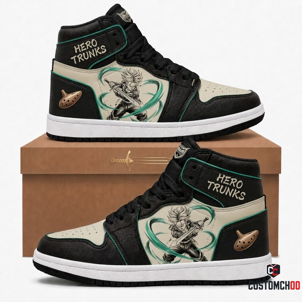 Future Trunks Sword Anime Canvas High Top Sneakers - 03. Tapion Brave Sword