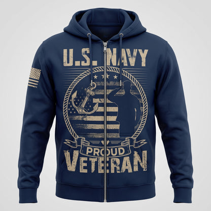 American Veteran Faith Shirt — Jesus Christ Veteran Graphic T-Shirt — Sweatshirt — Hoodie & Zip Hood - Custom Fan Apparel Image 7