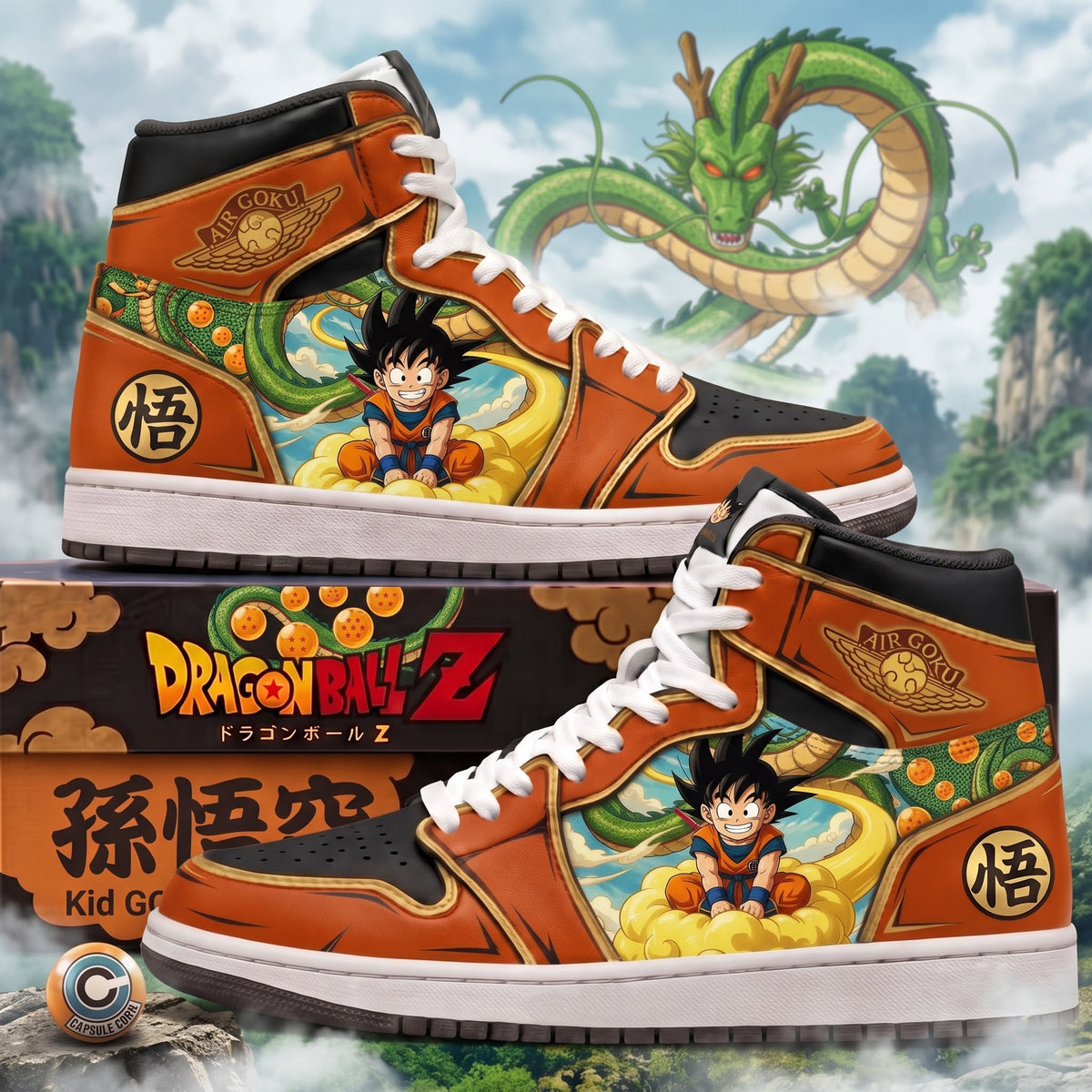 Limited Edition Son Goku Fan Shoes — Anime High Top Sneaker Gift