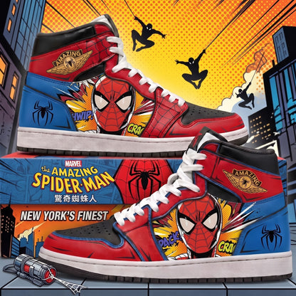 Limited Edition Spiderman Fan Shoes — Anime High Top Sneaker Gift