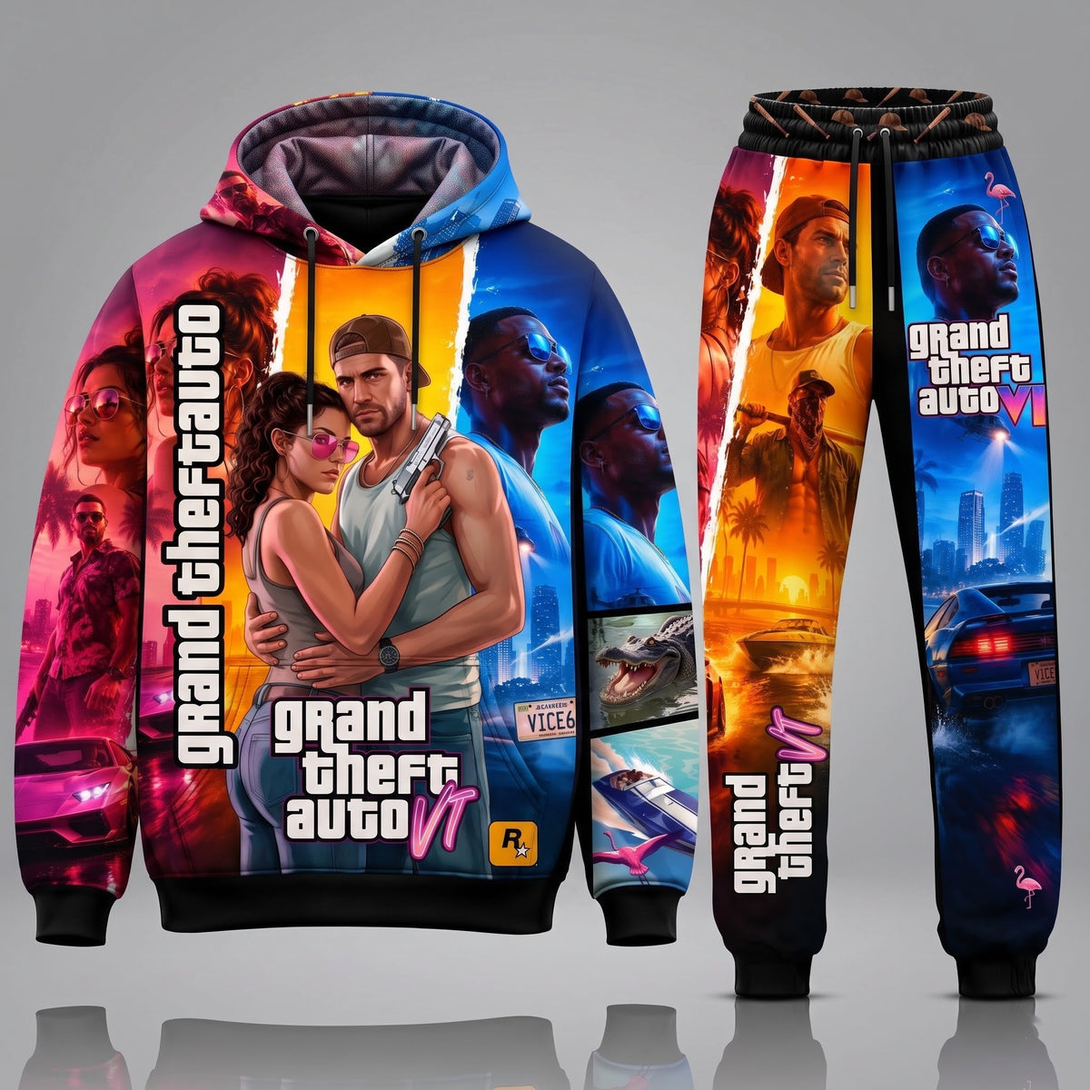 GTA VI Transformation Fan Set — GTA6 Hoodie & Sweatpants