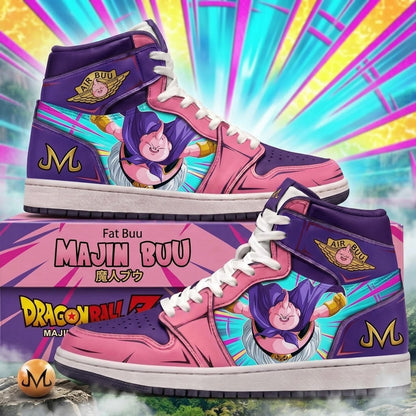 Limited Edition Majin Buu Fan Shoes — Anime High Top Sneaker Gift