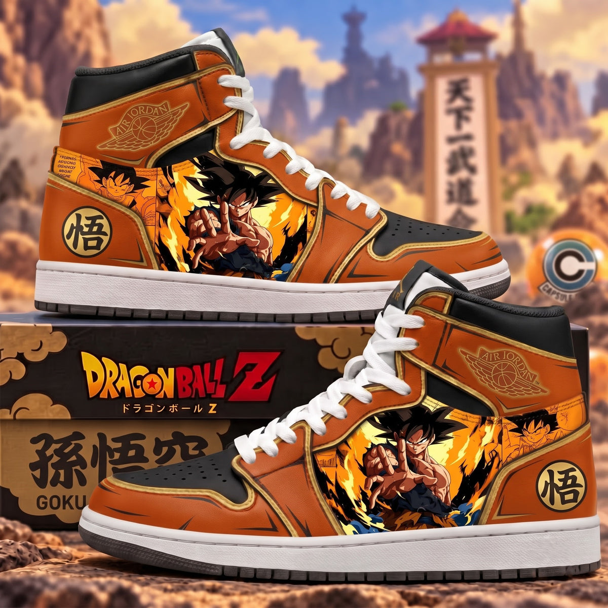 Limited Edition Son Goku Fan Shoes — Anime High Top Sneaker Gift