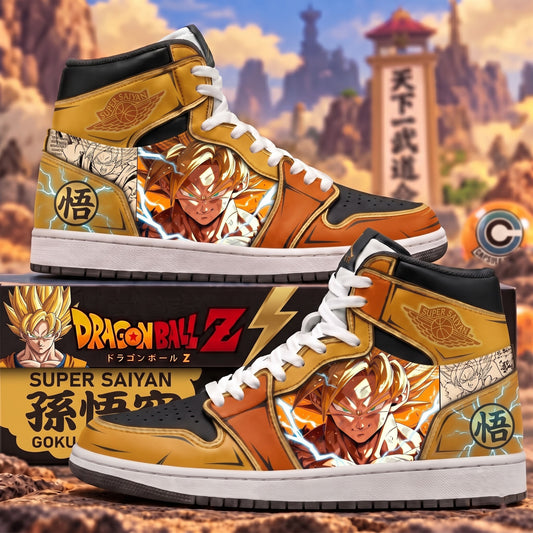 Limited Edition Son Goku Fan Shoes — Anime High Top Sneaker Gift