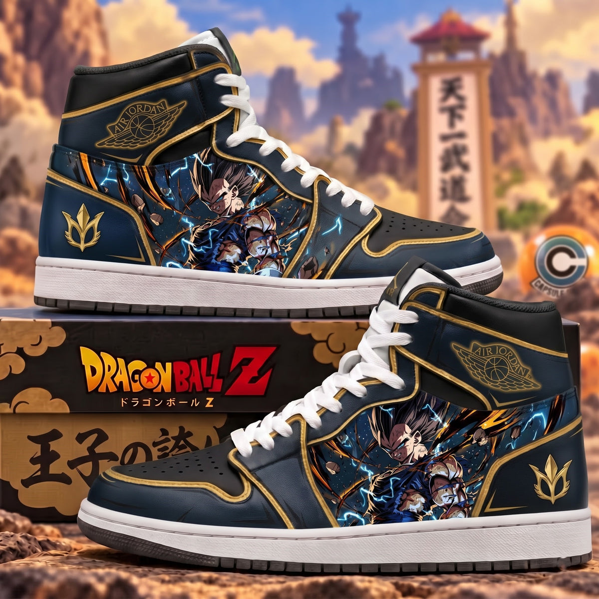Limited Edition Vegeta Fan Shoes — Anime High Top Sneaker Gift