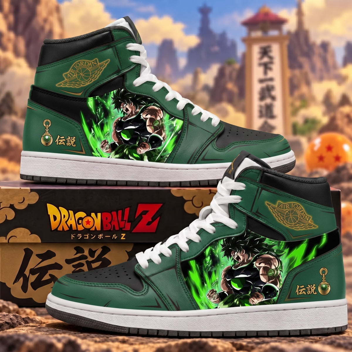 Limited Edition Broly Fan Shoes — Anime High Top Sneaker Gift