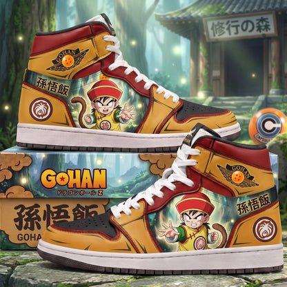 Limited Edition Son Gohan Fan Shoes — Anime High Top Sneaker Gift