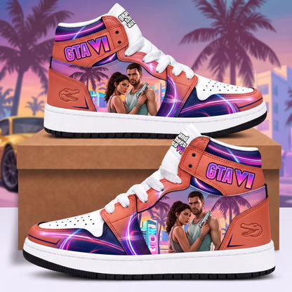 Limited Edition GTA 6 Fan Shoes — GTA 6 High Top Sneaker Gift