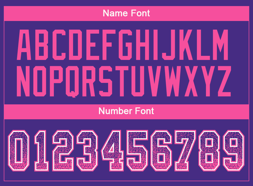 Custom Purple Pink-White Drift Fashion Football Jersey
