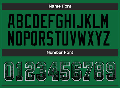 Custom Kelly Green Black-Gray Drift Fashion Football Jersey