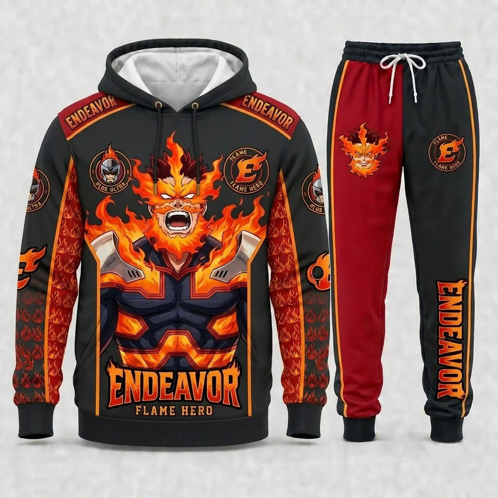 Limited Edition Hero Academy Anime Set — Hoodie & Sweatpants | Streetwear Gift - Custom Fan Apparel Image 5