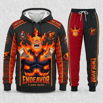 Limited Edition Hero Academy Anime Set — Hoodie & Sweatpants | Streetwear Gift - Custom Fan Apparel Image 5