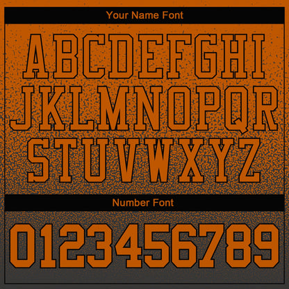 Custom Stitched Texas Orange Texas Orange-Black Fade Fashion Sports Pullover Sweatshirt Hoodie