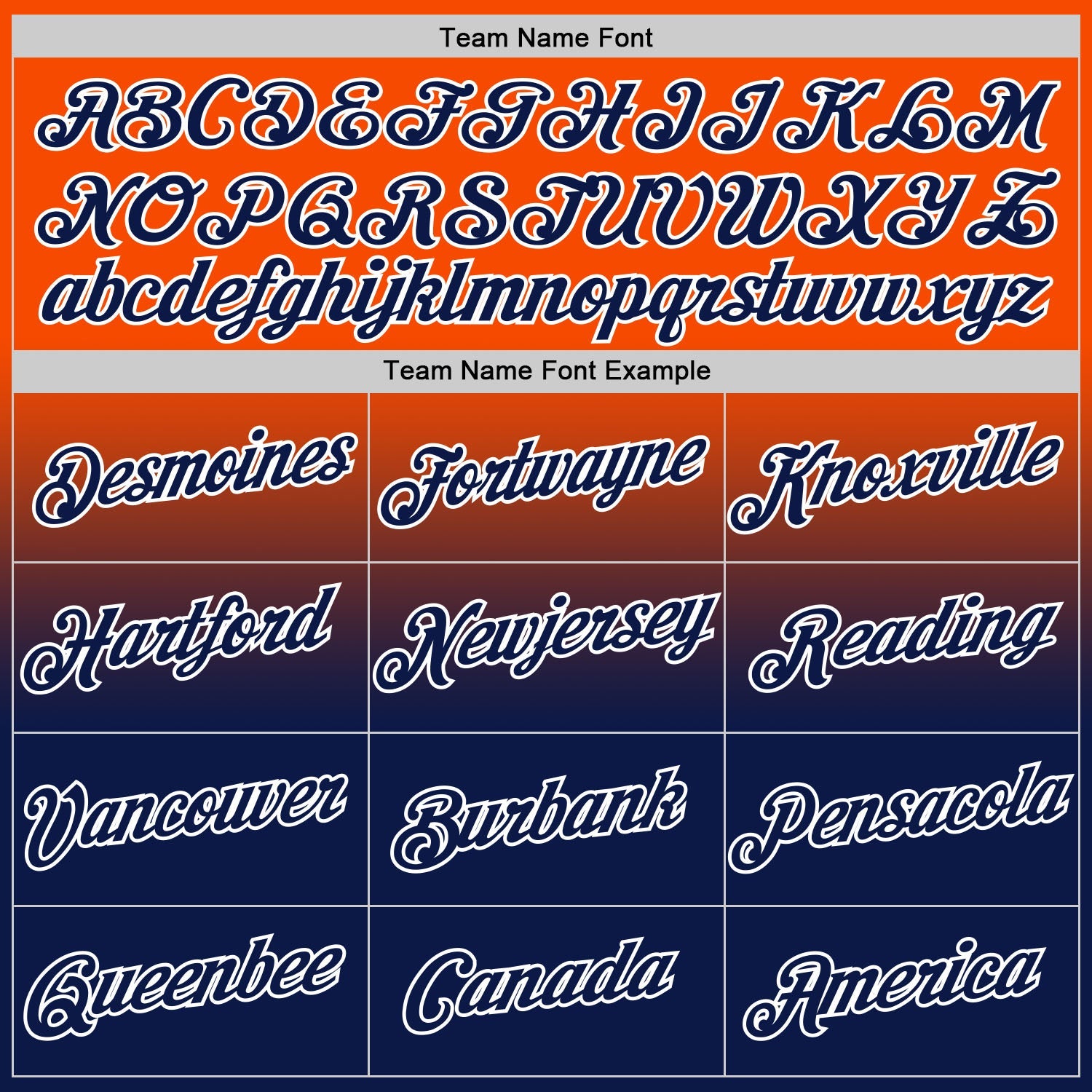 Custom Orange Navy-White Fade Fashion Performance T-Shirt