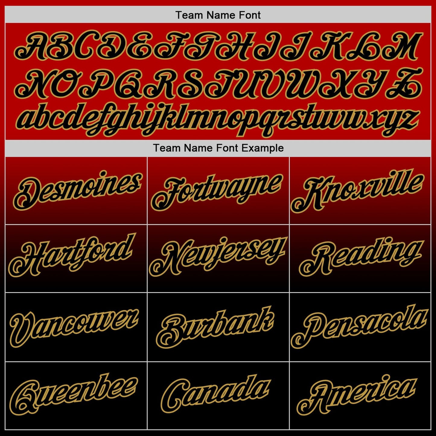 Custom Red Black-Old Gold Fade Fashion Performance T-Shirt