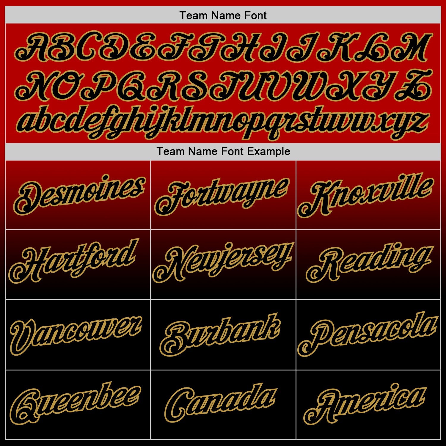 Custom Red Black-Old Gold Fade Fashion Performance T-Shirt