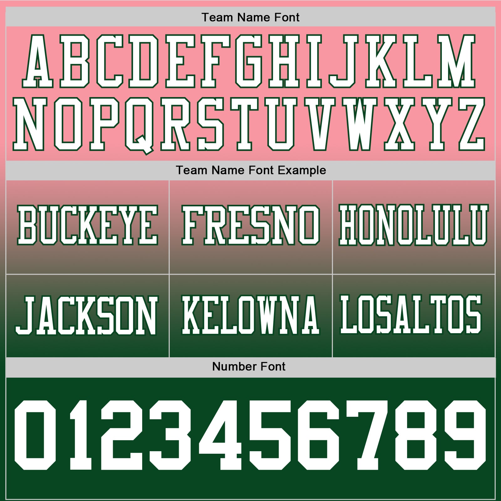 Custom Medium Pink White-Green Authentic Fade Fashion Football Jersey