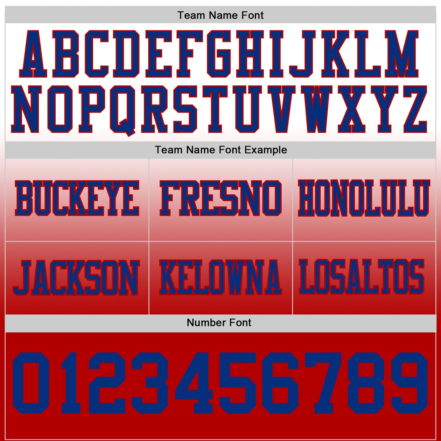 Custom White Royal-Red Authentic Fade Fashion Football Jersey