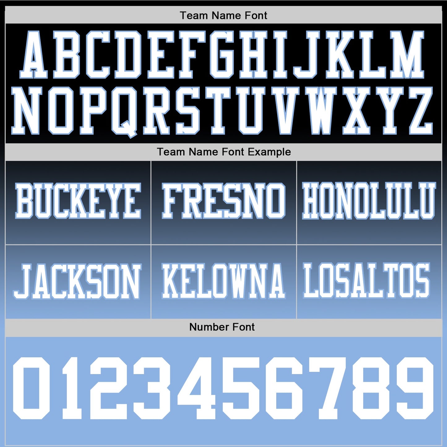 Custom Black White-Light Blue Authentic Fade Fashion Football Jersey