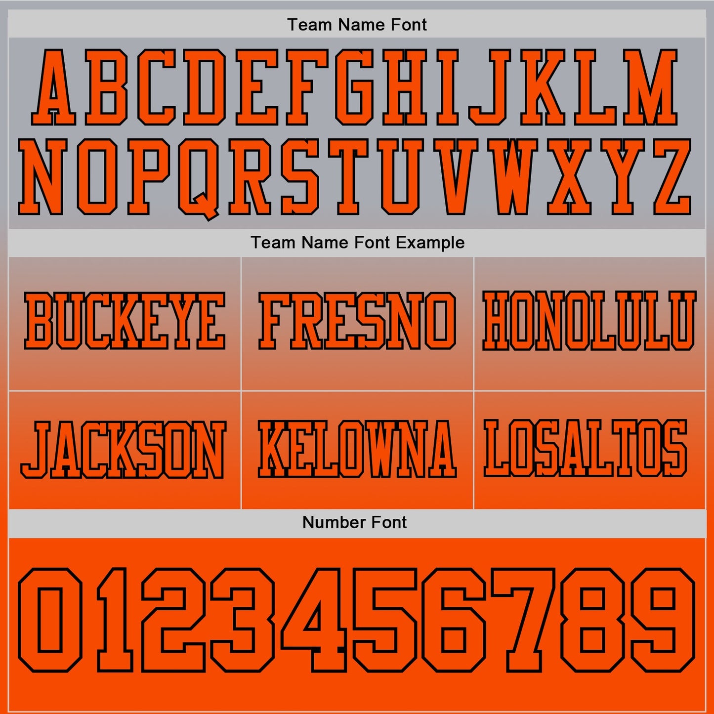 Custom Gray Orange-Black Authentic Fade Fashion Football Jersey