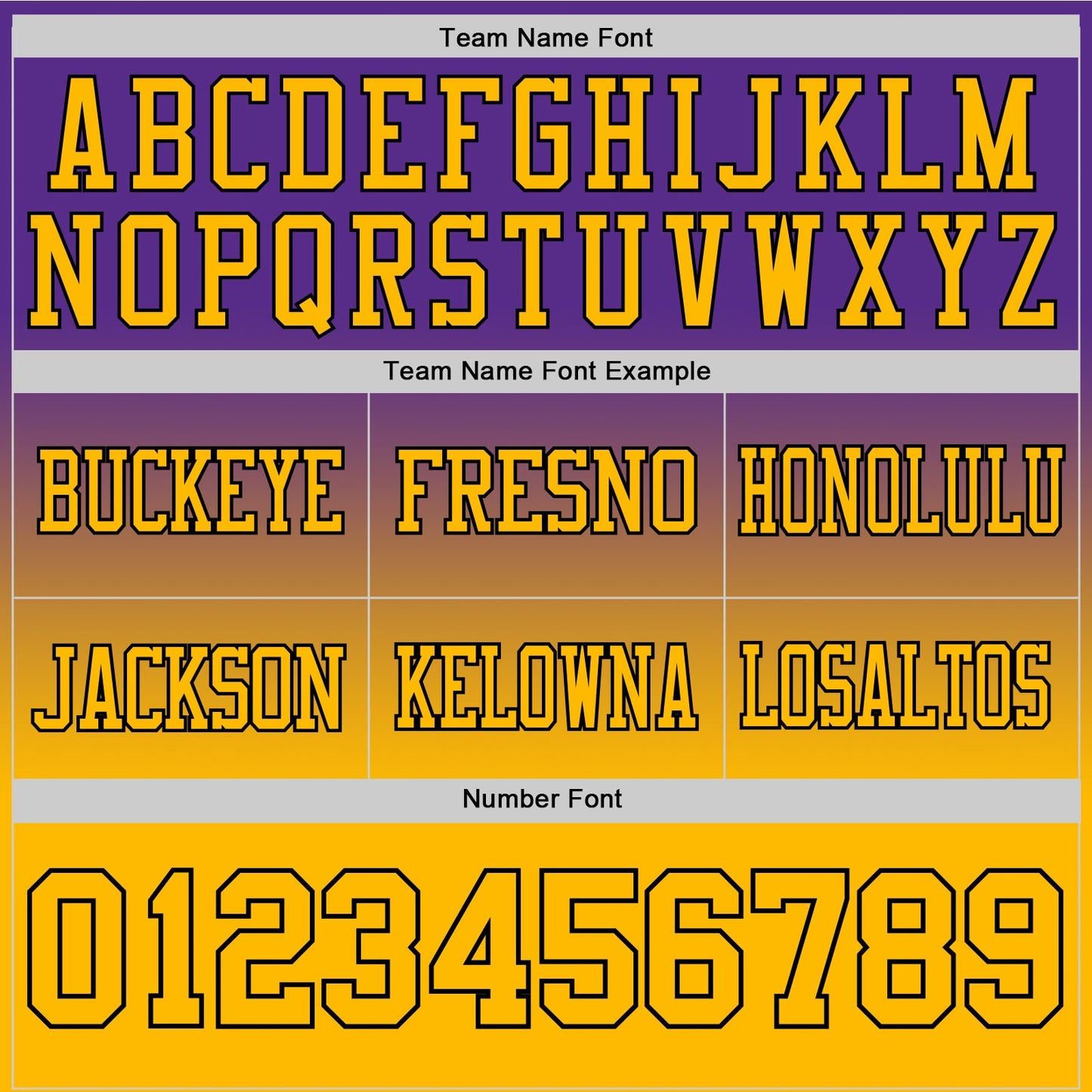 Custom Purple Gold-Black Authentic Fade Fashion Football Jersey