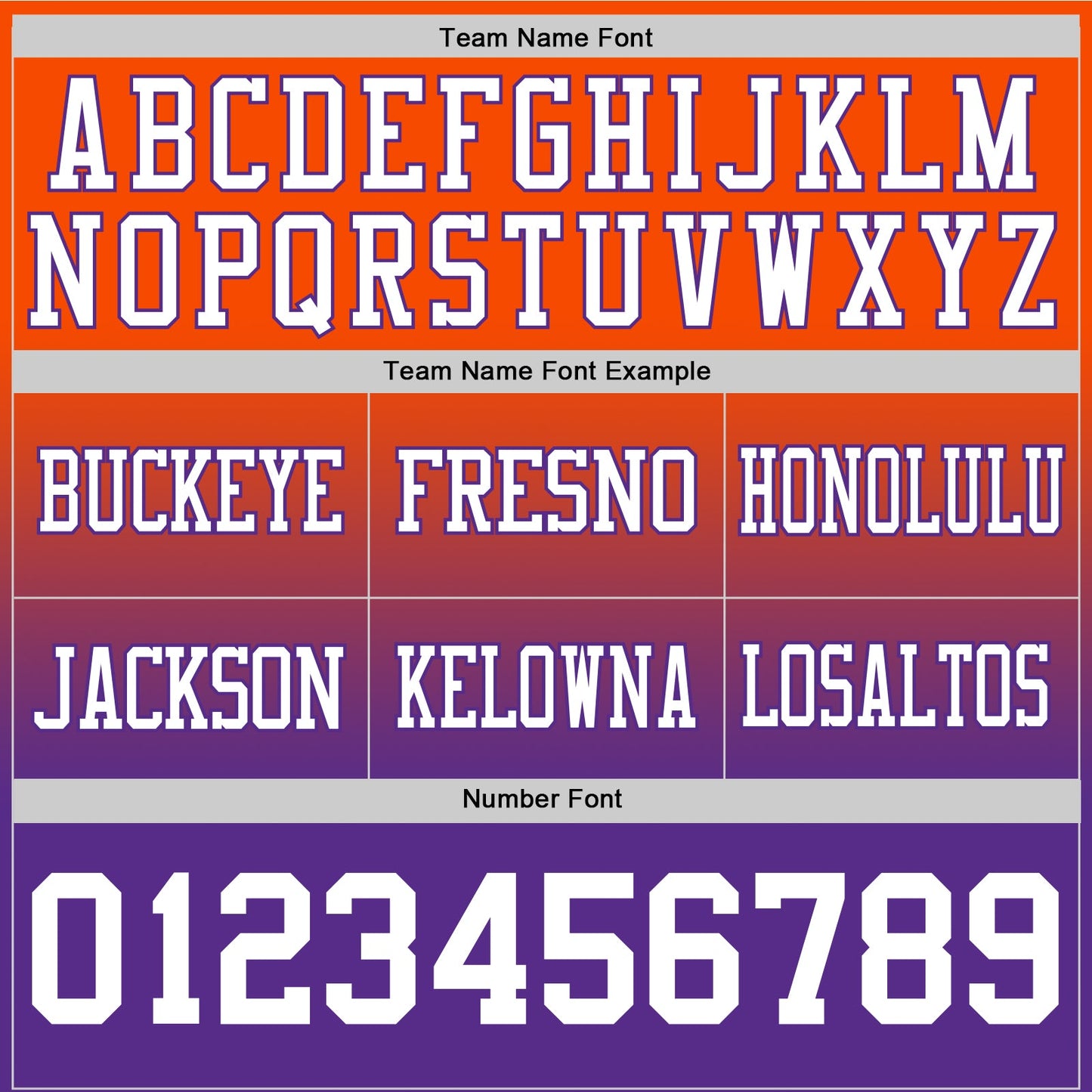 Custom Orange White-Purple Authentic Fade Fashion Football Jersey