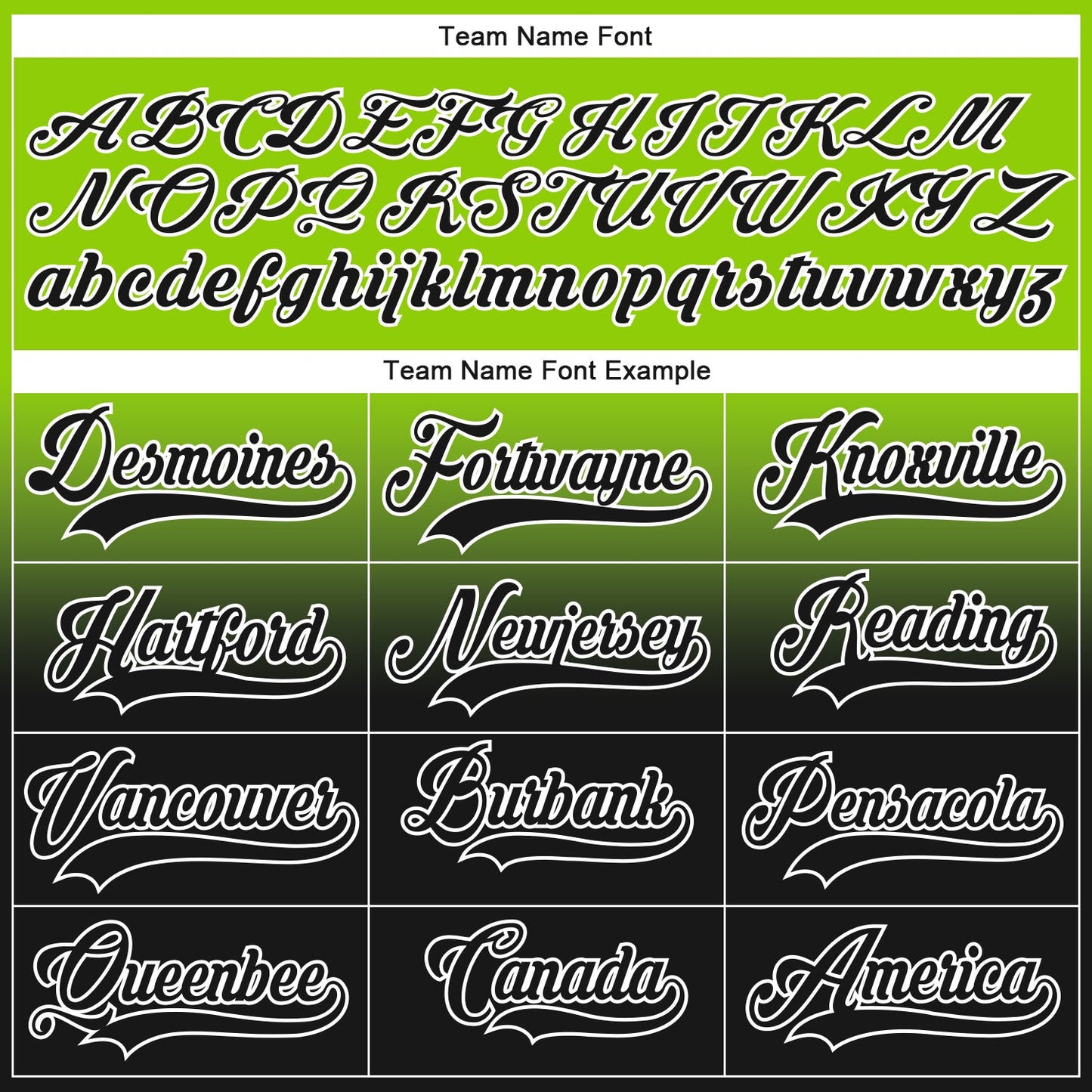 Custom Neon Green Black-White Fade Fashion Hockey Lace Neck Jersey