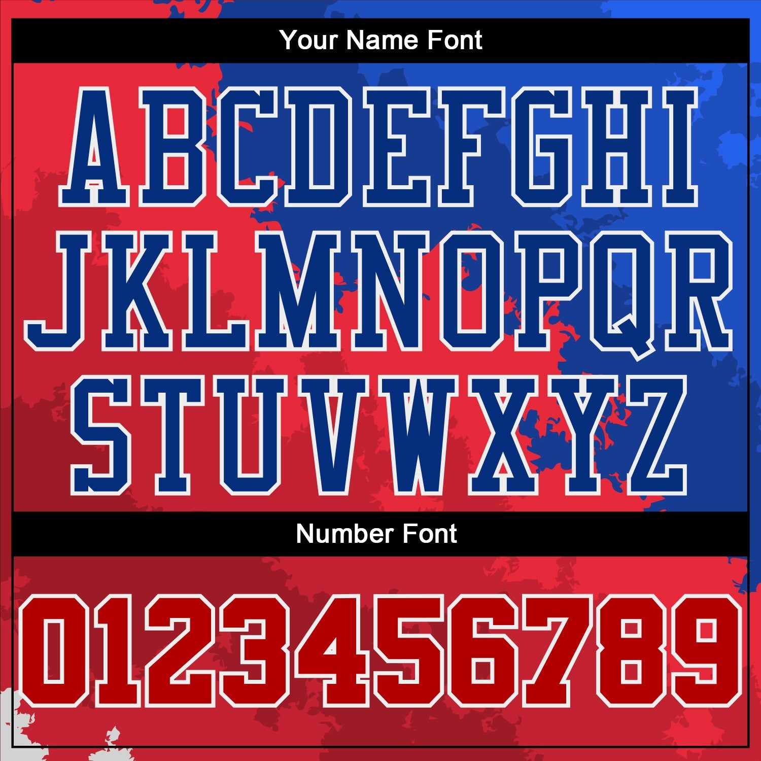 Custom Figure Red-Royal Round Neck Sublimation Basketball Uniform Jersey