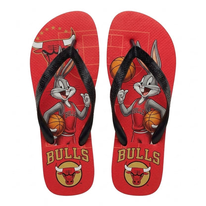 Cartoon Beagle Basketball Flip Flops, Sport Fan Sandals | 30 Teams Available