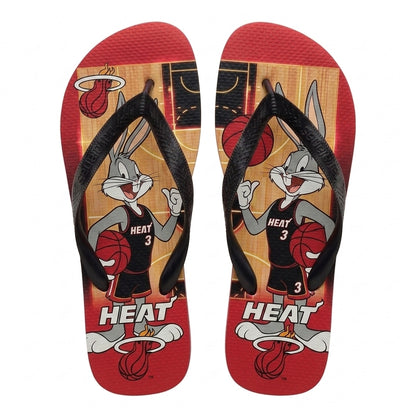 Cartoon Beagle Basketball Flip Flops, Sport Fan Sandals | 30 Teams Available