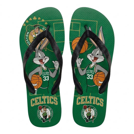 Cartoon Beagle Basketball Flip Flops, Sport Fan Sandals | 30 Teams Available