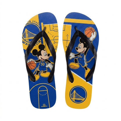 Cartoon Mouse Basketball Flip Flops, Sport Fan Sandals | 30 Teams Available
