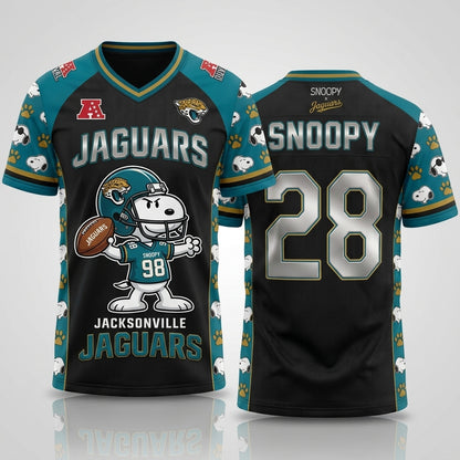 32 Teams Available | Cartoon Beagle Football Jersey, Sport Fan Shirt