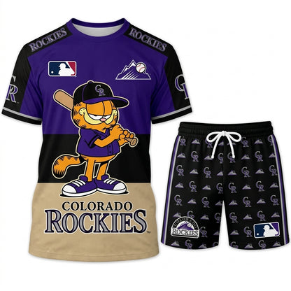 All 30 BASEBALL Teams-COMBO GIFTS FOR FAN | Sport Fan Set — T-Shirt + Shorts Available