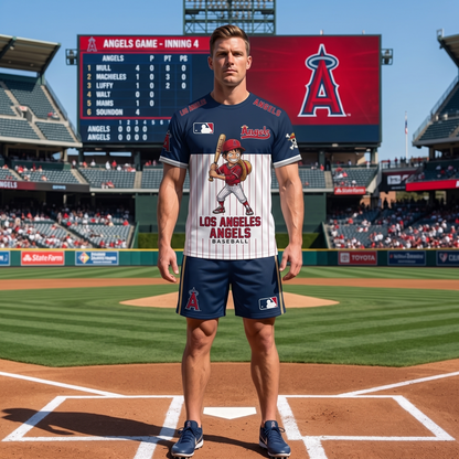 All 30 Teams Available-COMBO GIFTS FOR BASEBALL FAN | Sport Fan Set — T-Shirt + Shorts