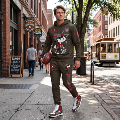 NFL Dog Football Fan Hoodie & Sweatpants & High Sneakers | All 32 Teams Available