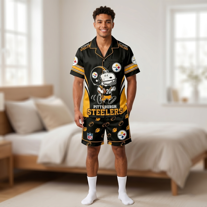 SHORT-SLEEVE PAJAMAS SET FOR TOP TEAM FAN