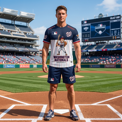 All 30 Teams Available-COMBO GIFTS FOR BASEBALL FAN | Sport Fan Set — T-Shirt + Shorts