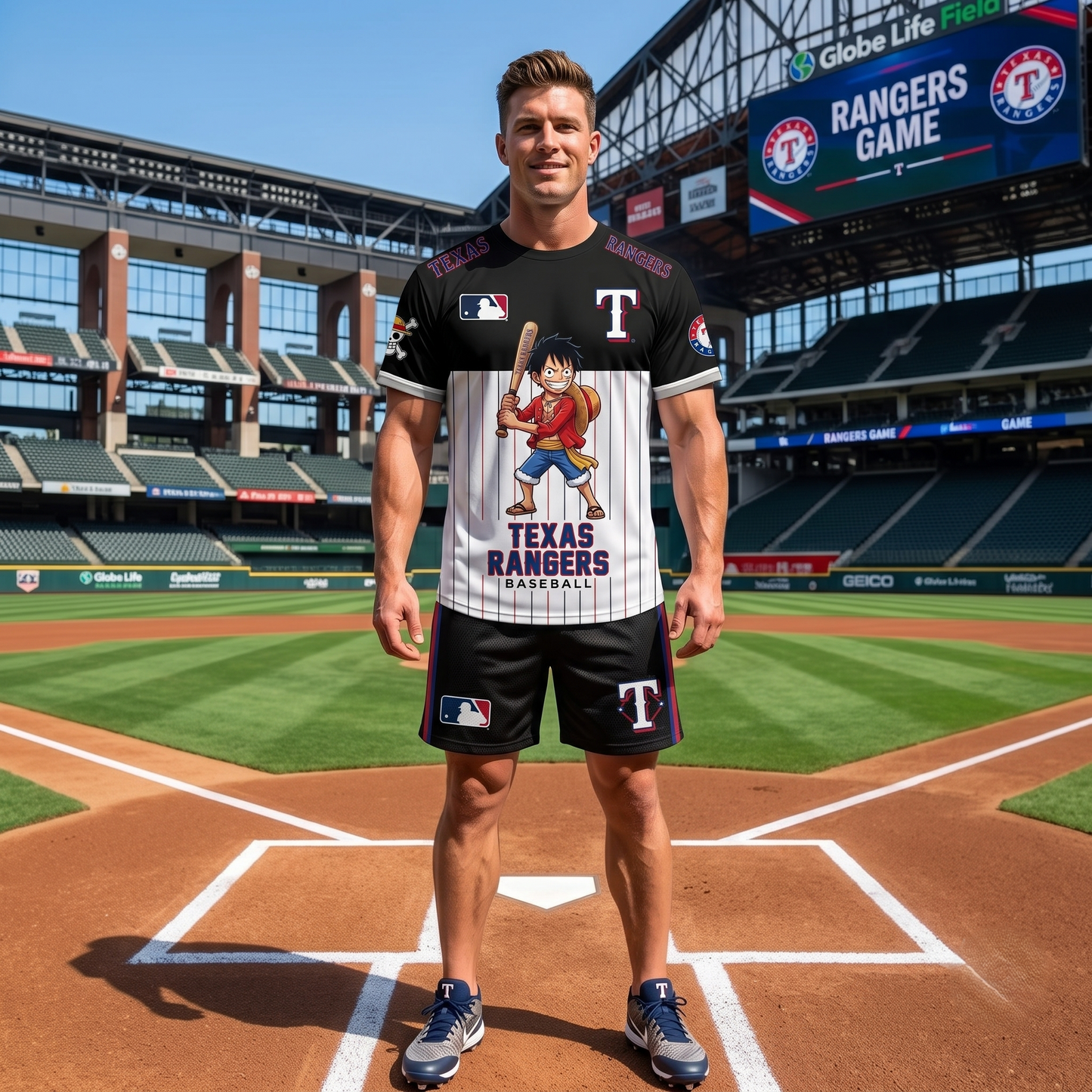 All 30 Teams Available-COMBO GIFTS FOR BASEBALL FAN | Sport Fan Set — T-Shirt + Shorts