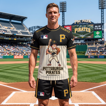 All 30 Teams Available-COMBO GIFTS FOR BASEBALL FAN | Sport Fan Set — T-Shirt + Shorts