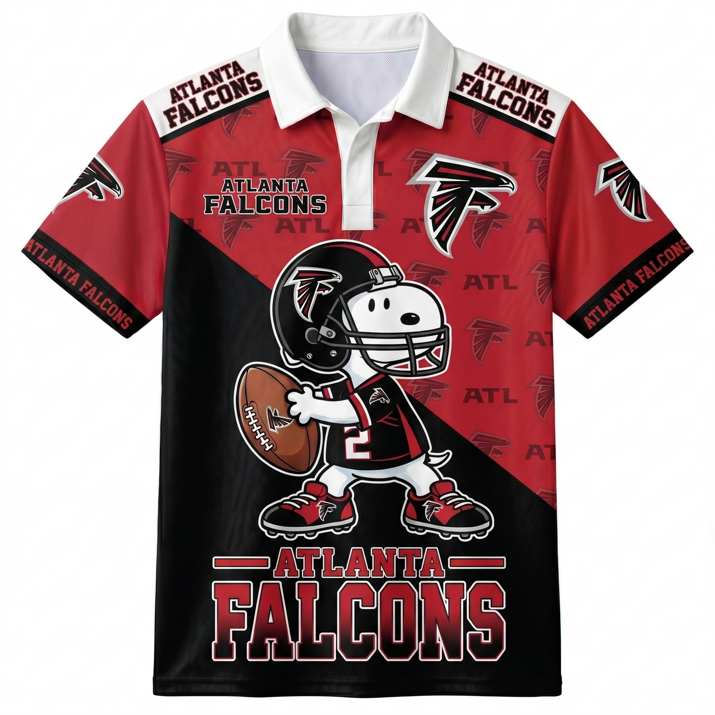 NFC Football Polo Shirt, Team Color Game Day Polo, Retro Football Fan Shirt, Sunday Game Apparel, Gift for Football Lovers