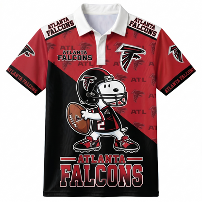 NFC Football Polo Shirt, Team Color Game Day Polo, Retro Football Fan Shirt, Sunday Game Apparel, Gift for Football Lovers