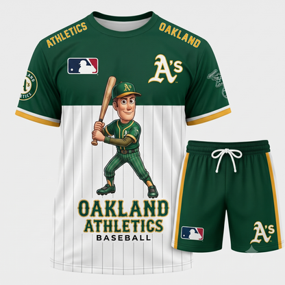 All 30 Teams Available-COMBO GIFTS FOR BASEBALL FAN | Sport Fan Set — T-Shirt + Shorts