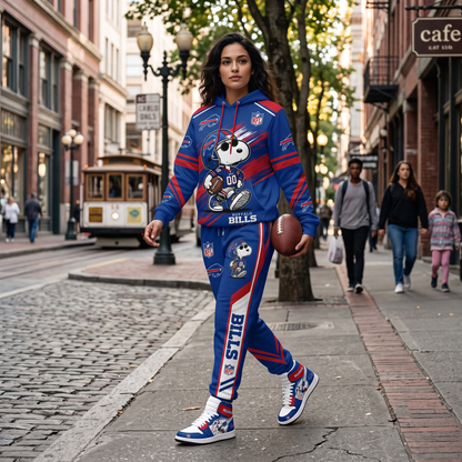 NFL Dog Football Fan Hoodie & Sweatpants & High Sneakers | All 32 Teams Available