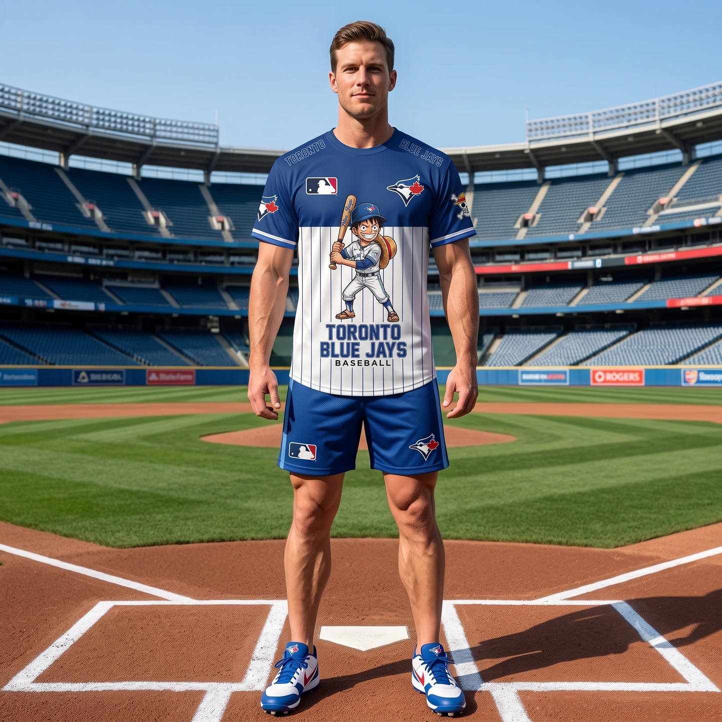 All 30 Teams Available-COMBO GIFTS FOR BASEBALL FAN | Sport Fan Set — T-Shirt + Shorts