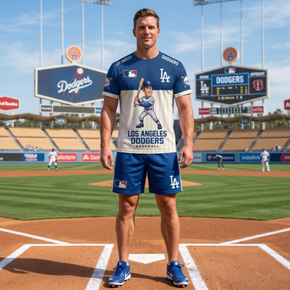 All 30 Teams Available-COMBO GIFTS FOR BASEBALL FAN | Sport Fan Set — T-Shirt + Shorts