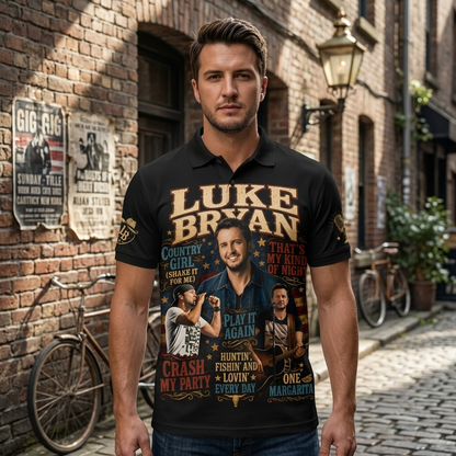 Luke Bryan Country Music Shirt — Vintage Western Fan Graphic Tee